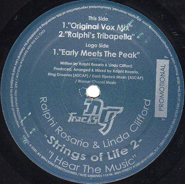 Ralphi Rosario Feat. Linda Clifford - Strings Of Life 2: I Hear The Music | Nite Grooves (KNG 174) - main Ralphi Rosario Feat. Linda Clifford - Strings Of Life 2: I Hear The Music | Nite Grooves (KNG 174) - main