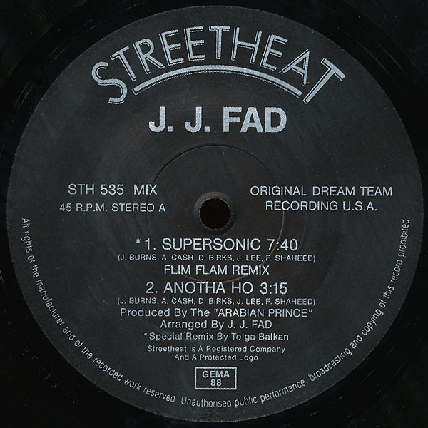 J.J. Fad - Supersonic (Remix) | Streetheat (STH 535 MIX) - 3 J.J. Fad - Supersonic (Remix) | Streetheat (STH 535 MIX) - 3