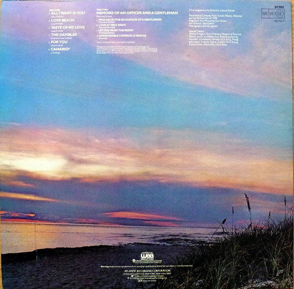 Emerson, Lake & Palmer - Love Beach | Atlantic (50 552) - 2 Emerson, Lake & Palmer - Love Beach | Atlantic (50 552) - 2