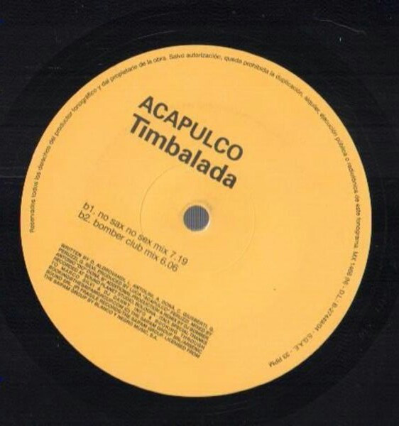 Acapulco - Timbalada | Blanco Y Negro (MX 1466 (N))