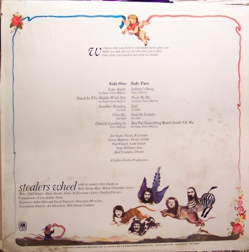 Stealers Wheel - Stealers Wheel [Vinyl] | A&M Records (SP-4377) - 2