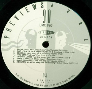 Various - June 90 - Previews | DMC (DMC 89/3) - 2