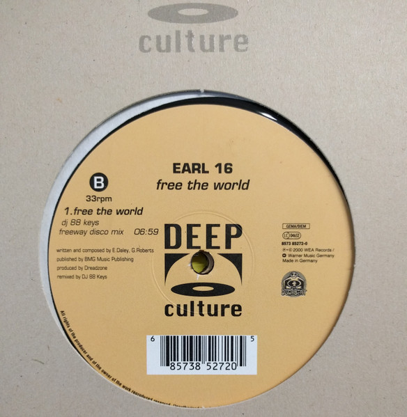 Earl Sixteen - Free The World | Deep Culture (8573 85272-0) - 2 Earl Sixteen - Free The World | Deep Culture (8573 85272-0) - 2