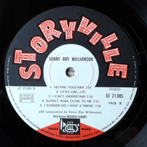 Sonny Boy Williamson - Portraits In Blues | Storyville (ST 21005) - 4