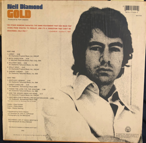 Neil Diamond - Gold | MCA Records (37209) - 2 Neil Diamond - Gold | MCA Records (37209) - 2
