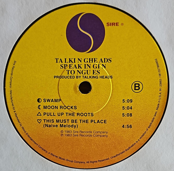Talking Heads - Speaking In Tongues | Sire (R1-23883) - 4
