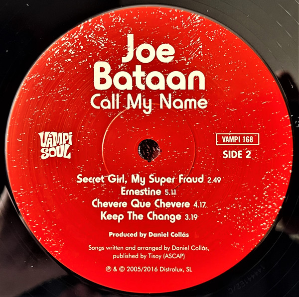 Joe Bataan - Call My Name | Vampi Soul (VAMPI 168) - 2 Joe Bataan - Call My Name | Vampi Soul (VAMPI 168) - 2