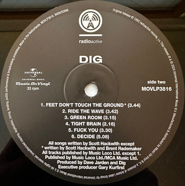 Dig - Dig | Radioactive Records, J.V. (MOVLP3816) - 4