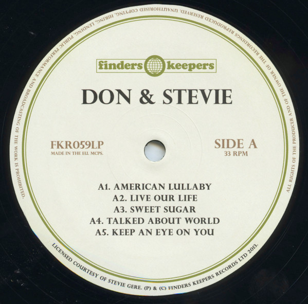 Don Gere & Stevie Gere - Don & Stevie | Finders Keepers Records (FKR059LP) - 3 Don Gere & Stevie Gere - Don & Stevie | Finders Keepers Records (FKR059LP) - 3