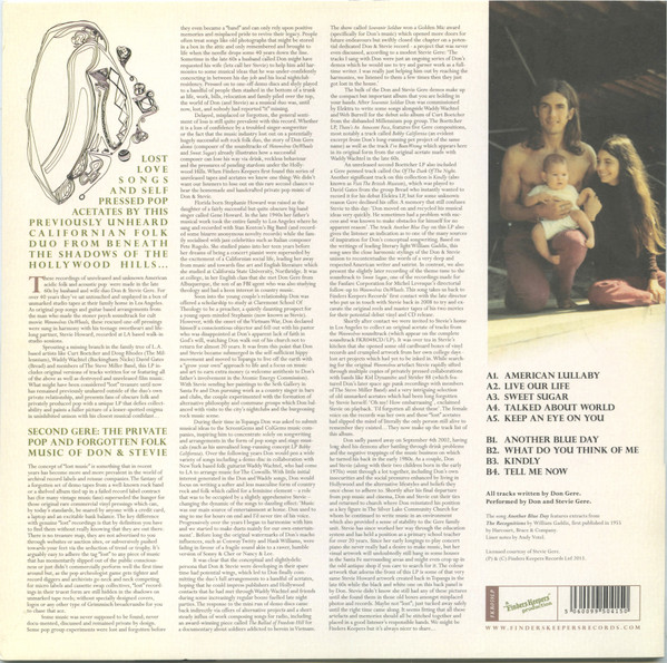 Don Gere & Stevie Gere - Don & Stevie | Finders Keepers Records (FKR059LP) - 2 Don Gere & Stevie Gere - Don & Stevie | Finders Keepers Records (FKR059LP) - 2