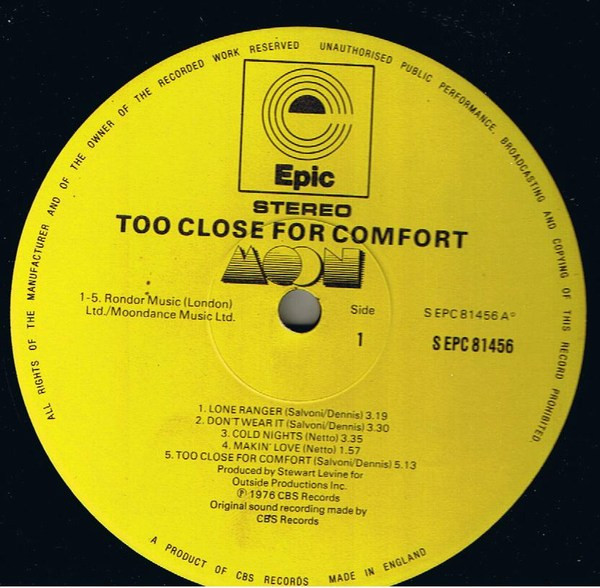 Moon - Too Close For Comfort | Epic (EPC 81456) - 3 Moon - Too Close For Comfort | Epic (EPC 81456) - 3