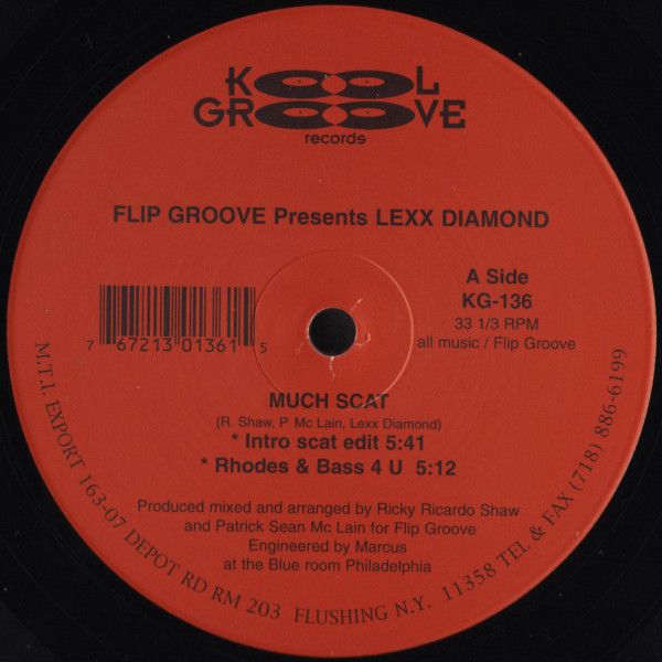 Flip Groove Presents Lexx Diamond - Much Scat | Kool Groove Records (KG-136)