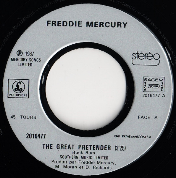 Freddie Mercury - The Great Pretender | Parlophone (2016477) - 3 Freddie Mercury - The Great Pretender | Parlophone (2016477) - 3