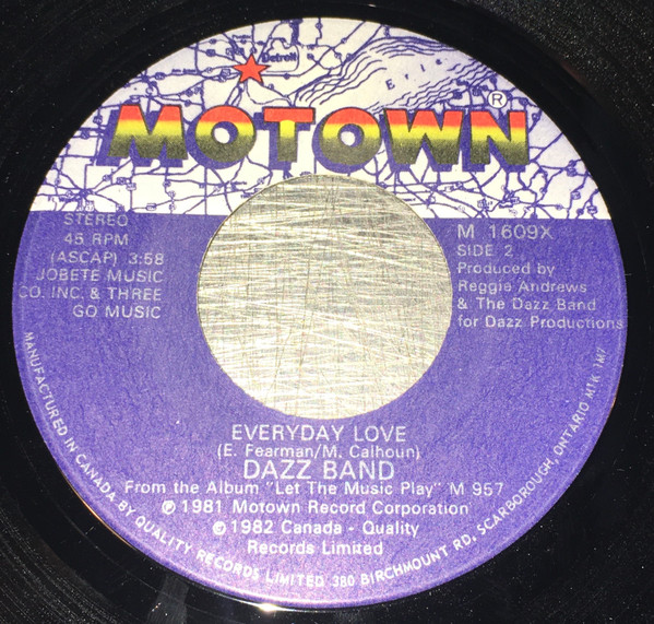 Dazz Band - Let It Whip / Everyday Love (7") [Vinyl] | Motown (M 1609X) - 2