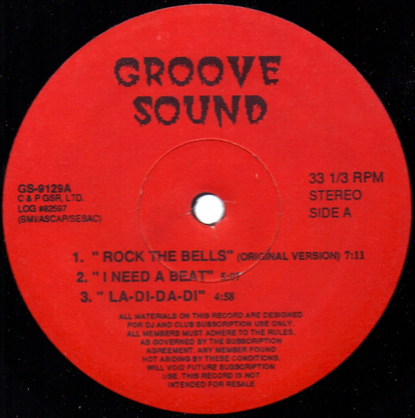 Various - Top Billin / Do The James / Rock The Bells / I Need A Beat / La-Di-Da-Di | Groove Sound (GS-9129) - main