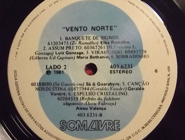 Various - Vento Norte | Som Livre (403.6231) - 4