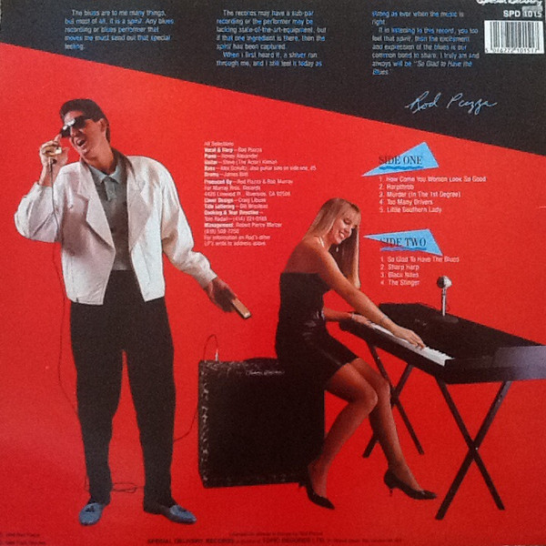 Rod Piazza - So Glad To Have The Blues | Special Delivery (SPD 1015) - 2