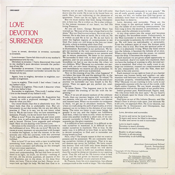 Carlos Santana & John McLaughlin - Love Devotion Surrender | CBS (S 69037) - 2 Carlos Santana & John McLaughlin - Love Devotion Surrender | CBS (S 69037) - 2