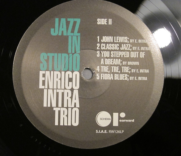Enrico Intra Trio - Jazz In Studio | Rearward (RW126LP) - 4 Enrico Intra Trio - Jazz In Studio | Rearward (RW126LP) - 4