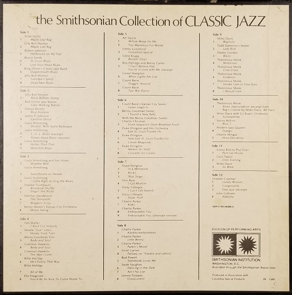 Various - The Smithsonian Collection Of Classic Jazz | Smithsonian Collection (P6 11891) - 2