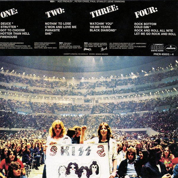 Kiss - Alive! CD | Mercury (PHCR-10003/4) - 3 Kiss - Alive! CD | Mercury (PHCR-10003/4) - 3