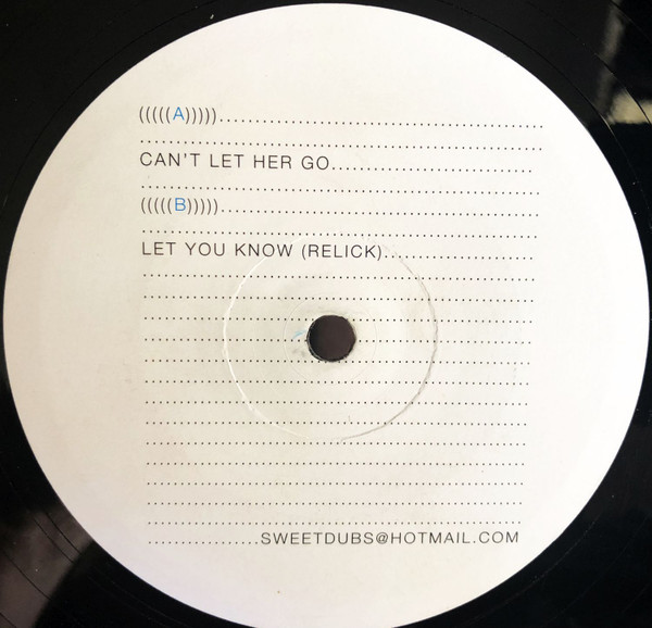 SWEET! - Can't Let Her Go / Let You Know (Relick) | Sweetdubs (SD002) - 2
