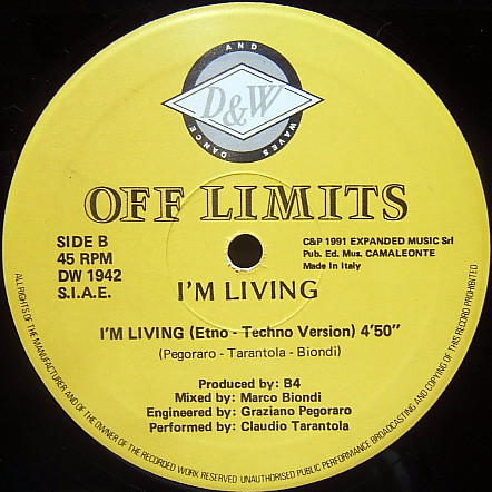 Off Limits - I'm Living | Dance And Waves (DW 1942) - 2 Off Limits - I'm Living | Dance And Waves (DW 1942) - 2