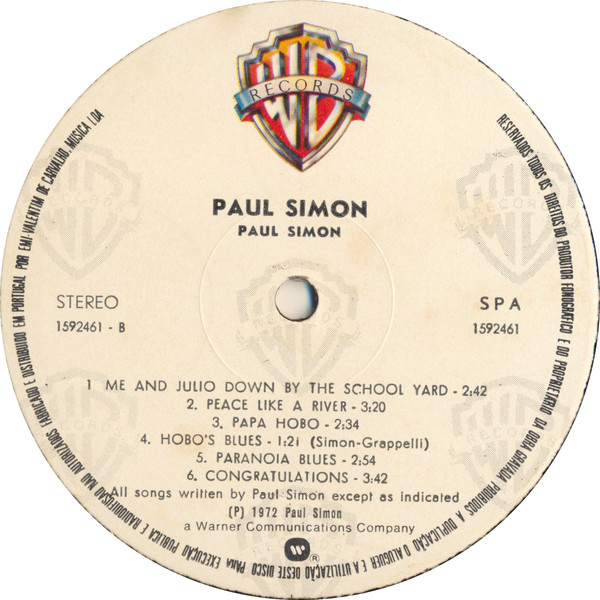 Paul Simon - Paul Simon | Warner Bros. Records (1592461) - 3