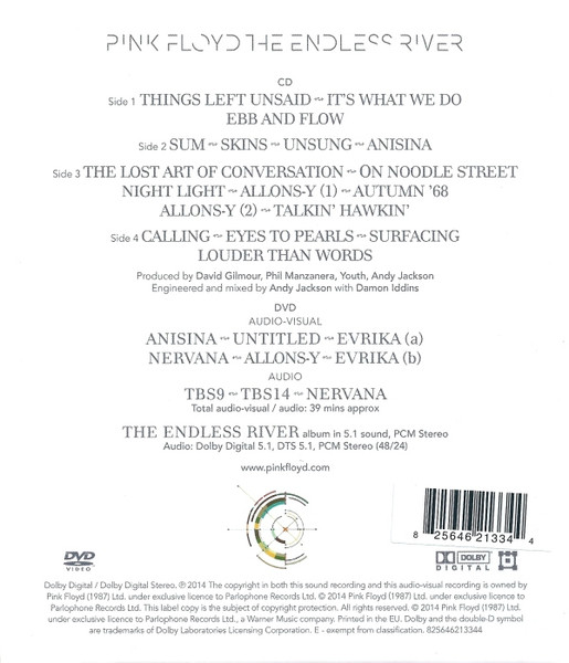 Pink Floyd - The Endless River | Parlophone (825646213344) - 2