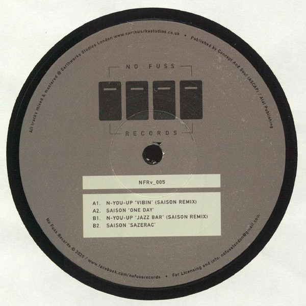 Saison / N-You-Up - Nfrv 005 | No Fuss Records (NFRV 005) - main Saison / N-You-Up - Nfrv 005 | No Fuss Records (NFRV 005) - main