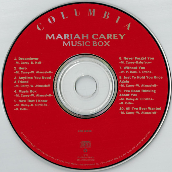 Mariah Carey - Music Box | Columbia (CCK 53205) - 3