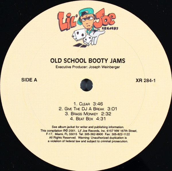 Various - Old School Booty Jams | Lil' Joe Records (XR 284-1) - 3