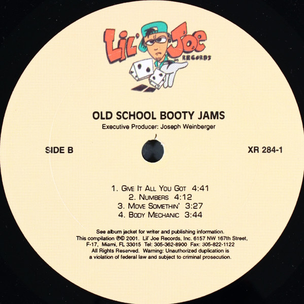 Various - Old School Booty Jams | Lil' Joe Records (XR 284-1) - 4