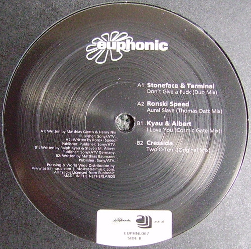 Various - Best Of 2010 Part 1 | euphonic (EUPHNL007) - 2