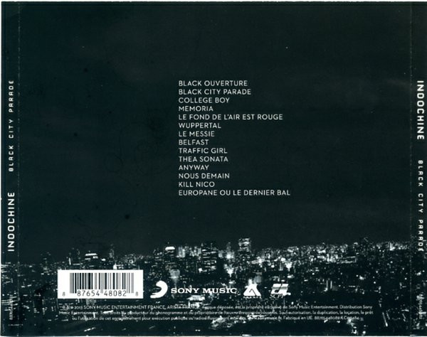 Indochine - Black City Parade | Arista France (88765448082) - 2