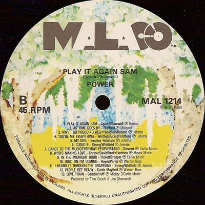 The Packman / Power - I'm A Pacman / Play It Again Sam | Malaco Records (MAL 1214) - 4 The Packman / Power - I'm A Pacman / Play It Again Sam | Malaco Records (MAL 1214) - 4