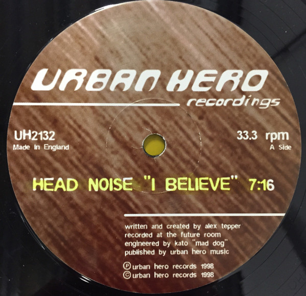 Head Noise - I Believe / Shuffle Man | Urban Hero (UH 21 - 32) - main