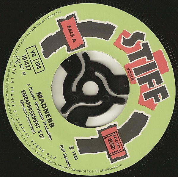 Madness - Embarrassment | Stiff Vogue (101427) - 3