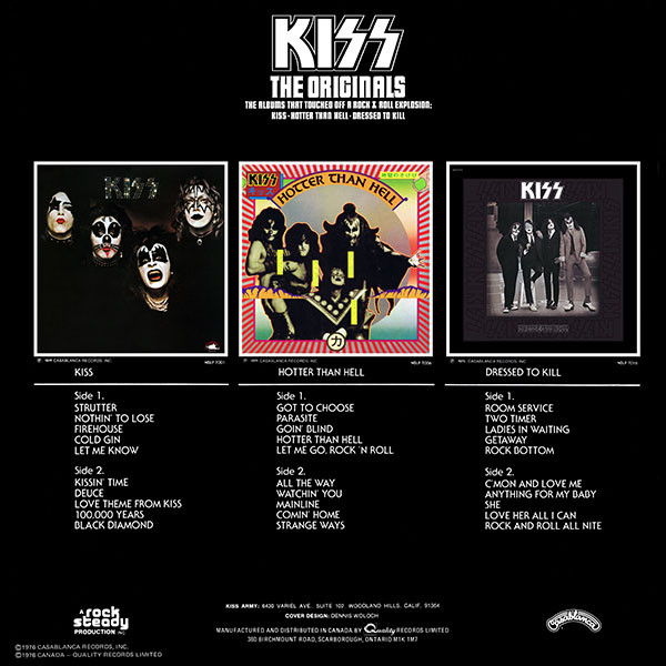 Kiss - The Originals (3LP - Limited Edition) [Vinyl] | Casablanca (NBLP 7032-3) - 2
