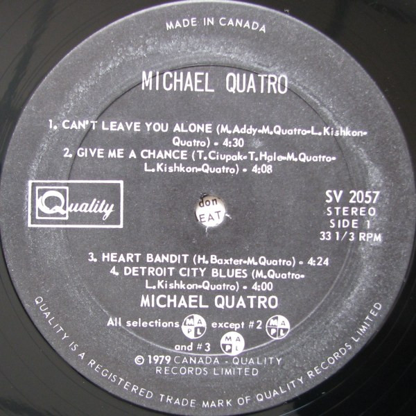 Michael Quatro - Michael Quatro | Quality (SV 2057) - 3 Michael Quatro - Michael Quatro | Quality (SV 2057) - 3