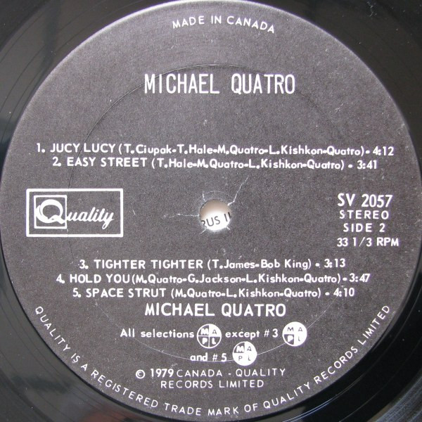 Michael Quatro - Michael Quatro | Quality (SV 2057) - 4 Michael Quatro - Michael Quatro | Quality (SV 2057) - 4