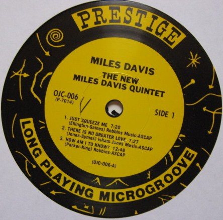 The Miles Davis Quintet - Miles | Original Jazz Classics (OJC-006) - 3