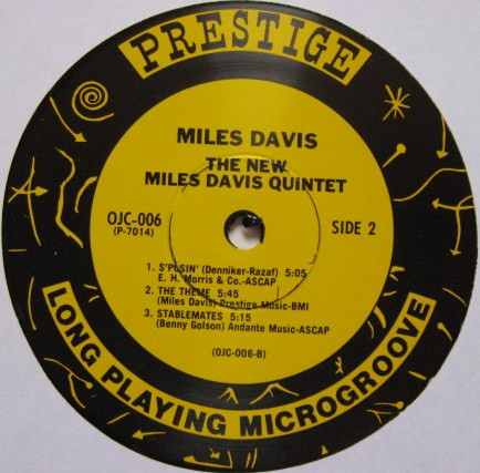 The Miles Davis Quintet - Miles | Original Jazz Classics (OJC-006) - 4