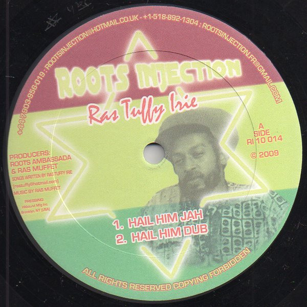 Ras Tuffy Irie - Hail Him Jah / Rise Up | Roots Injection (RI 10 014) - main
