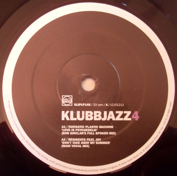 Various - Klubbjazz 4 | Slip 'n' Slide (SLIPLP 148) - 3