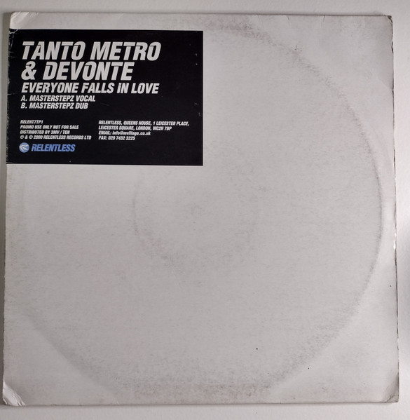 Tanto Metro & Devonte - Everyone Falls In Love | Relentless Records (RELENT7TP1) - 2 Tanto Metro & Devonte - Everyone Falls In Love | Relentless Records (RELENT7TP1) - 2