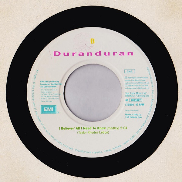 Duran Duran - All She Wants Is | EMI (06 2031627) - 4 Duran Duran - All She Wants Is | EMI (06 2031627) - 4