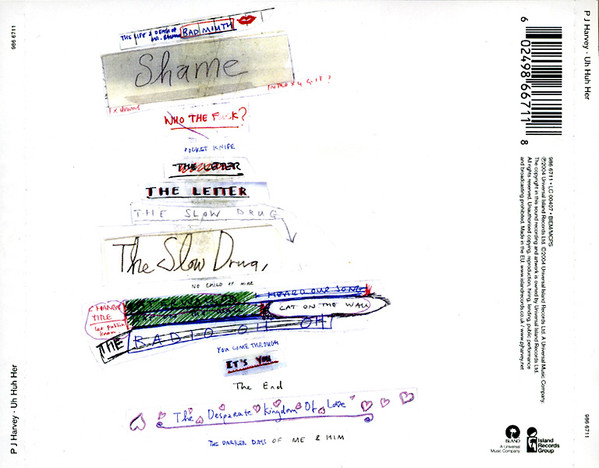 PJ Harvey - Uh Huh Her | Island Records (986 6711) - 2