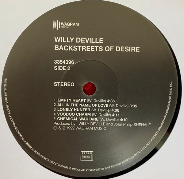 Willy DeVille - Backstreets Of Desire | Wagram Music (3354396) - 4 Willy DeVille - Backstreets Of Desire | Wagram Music (3354396) - 4