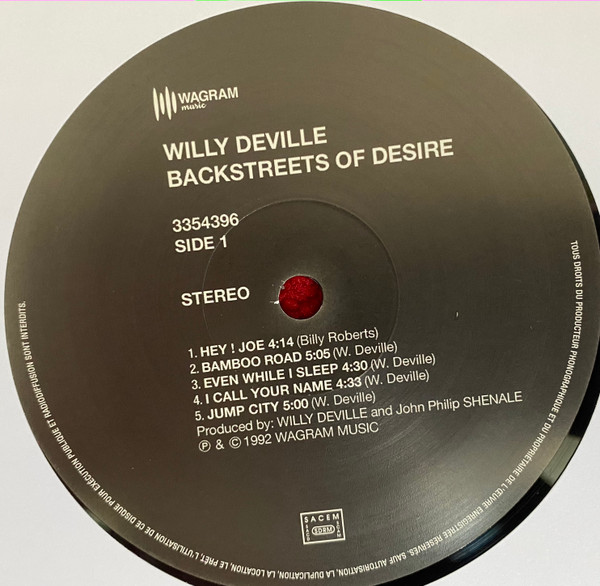Willy DeVille - Backstreets Of Desire | Wagram Music (3354396) - 3 Willy DeVille - Backstreets Of Desire | Wagram Music (3354396) - 3